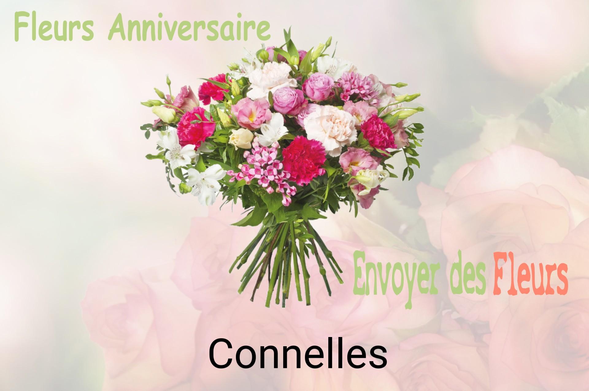 Bouquet de fleurs d’anniversaire livré à Connelles